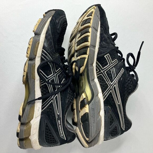 Asics Women’s Black Footbalance Gel-Kayano 18 Low Top Athletic Running Walking S - Picture 6 of 8